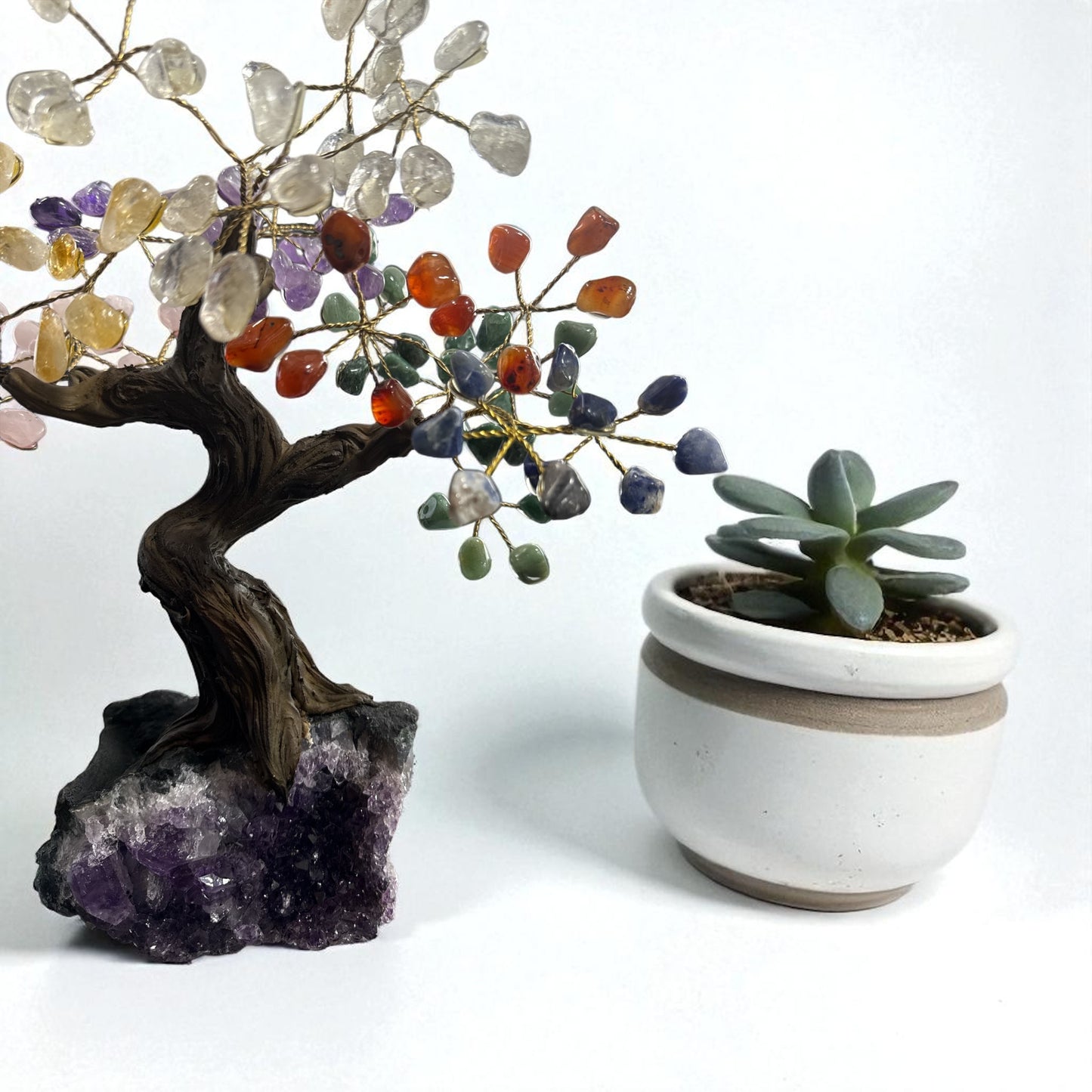 Seven Chakras Tree (Large) for meditation (24 Branches) N437