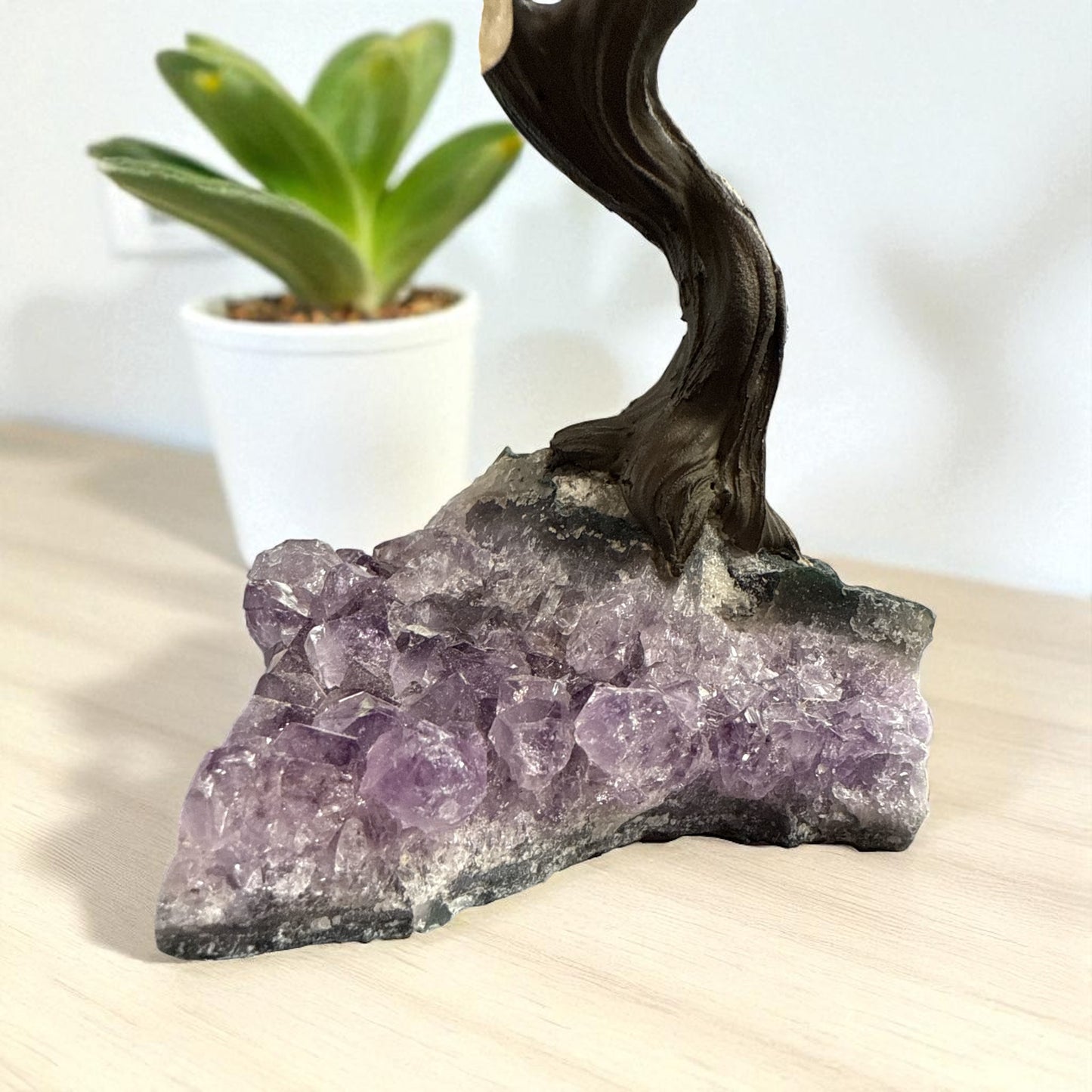 Heated Amethyst Tree for Wealth and Abundance (12 Branches) N436