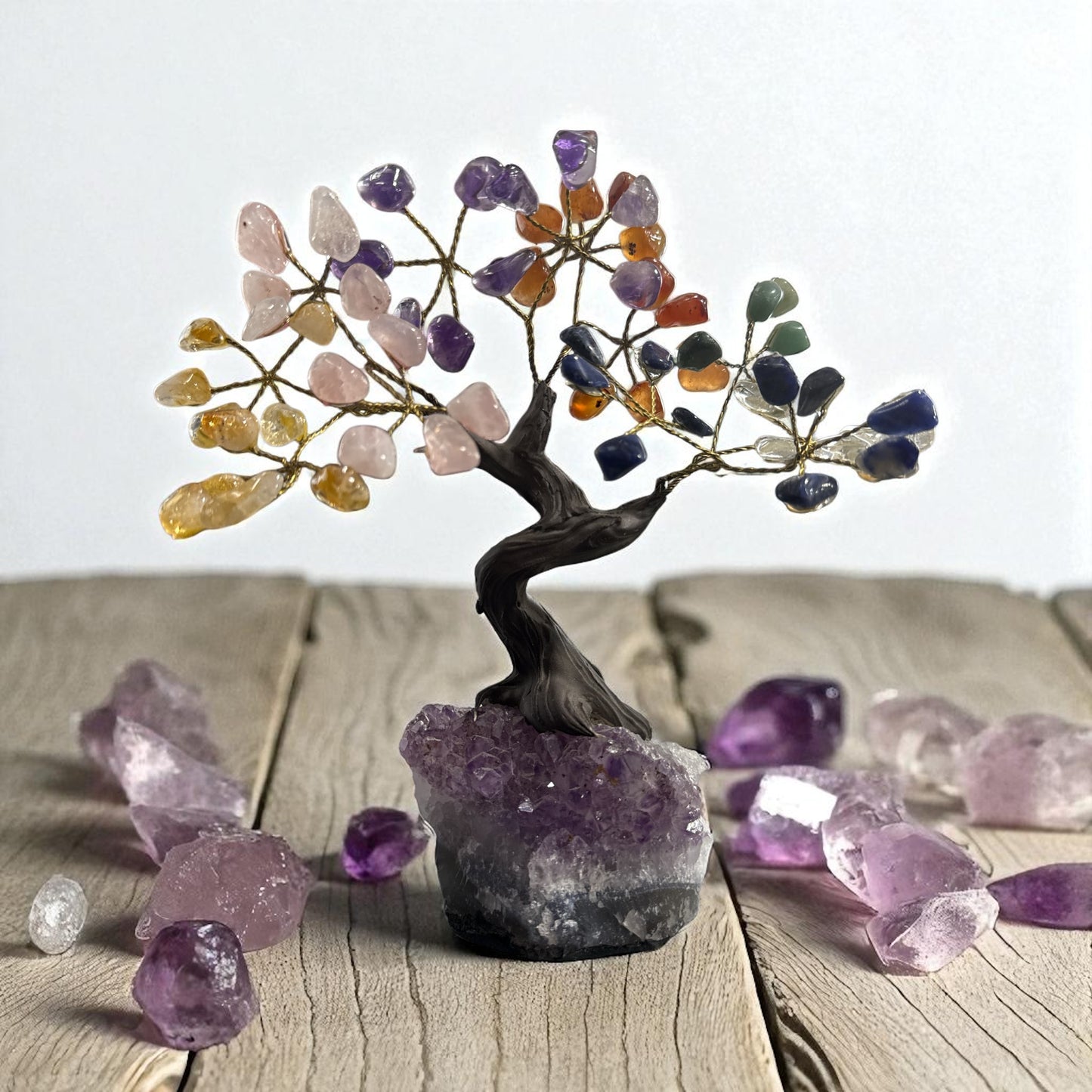 Seven Chakras Tree for meditation (12 Branches) N435