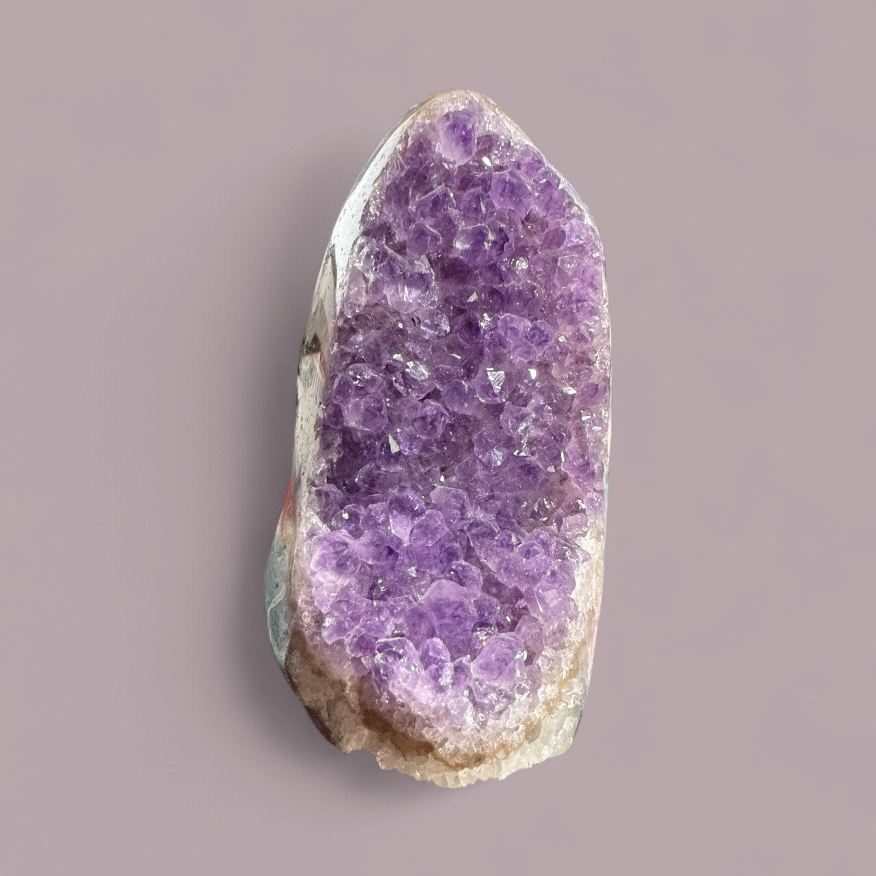 Rare Double sided (Twin formation) Amethyst Geode N467