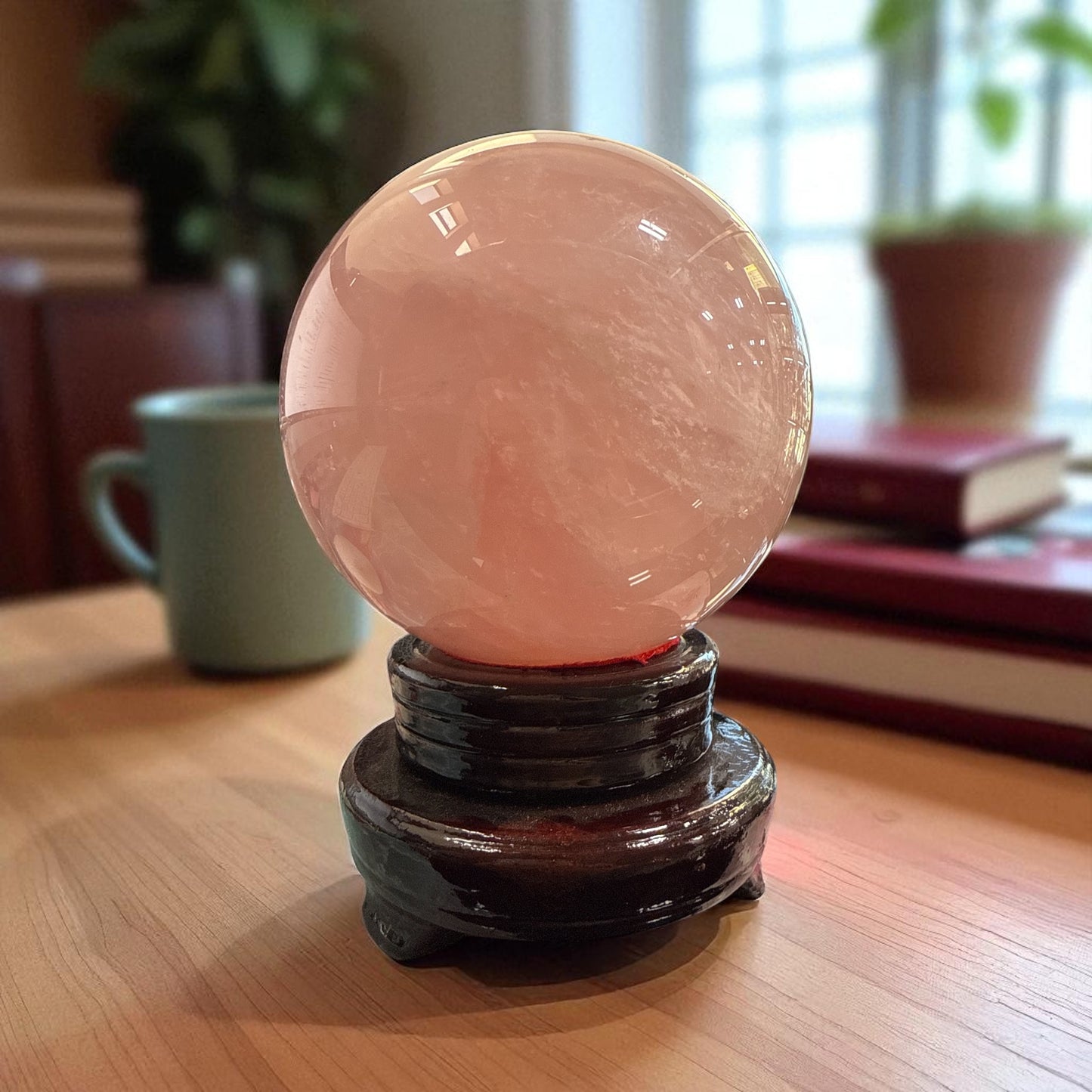 Genuine Rose quartz Sphere 130 mm