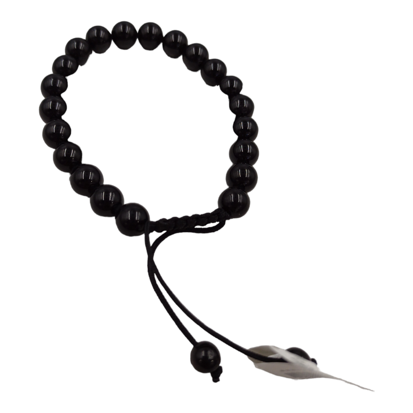 Black Tourmaline Bracelet Grade Natural Chakra Crystal Jewelry 8mm ( Free Shipping )