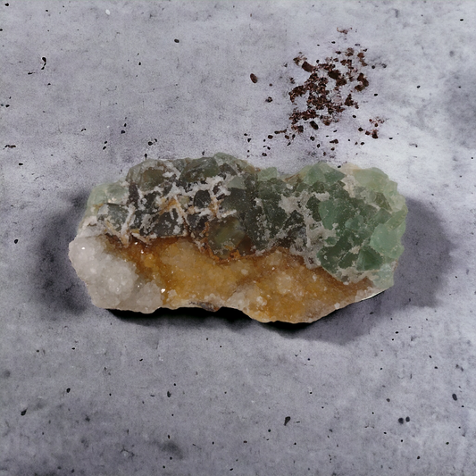 Sugar green Fluorite Specimen N15 (Free Shipping )