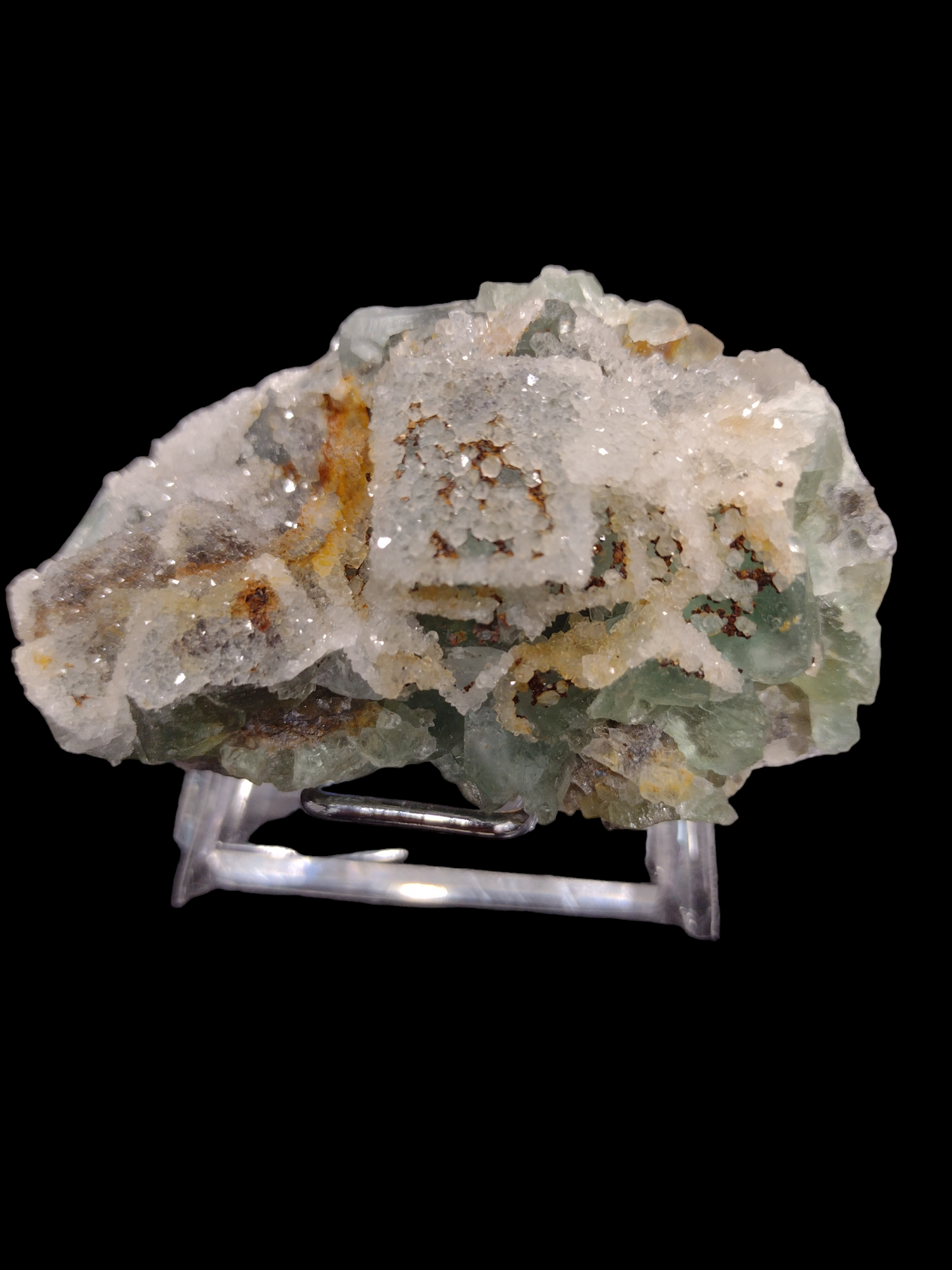 Sugar green Fluorite Specimen N17 (Free Shipping )