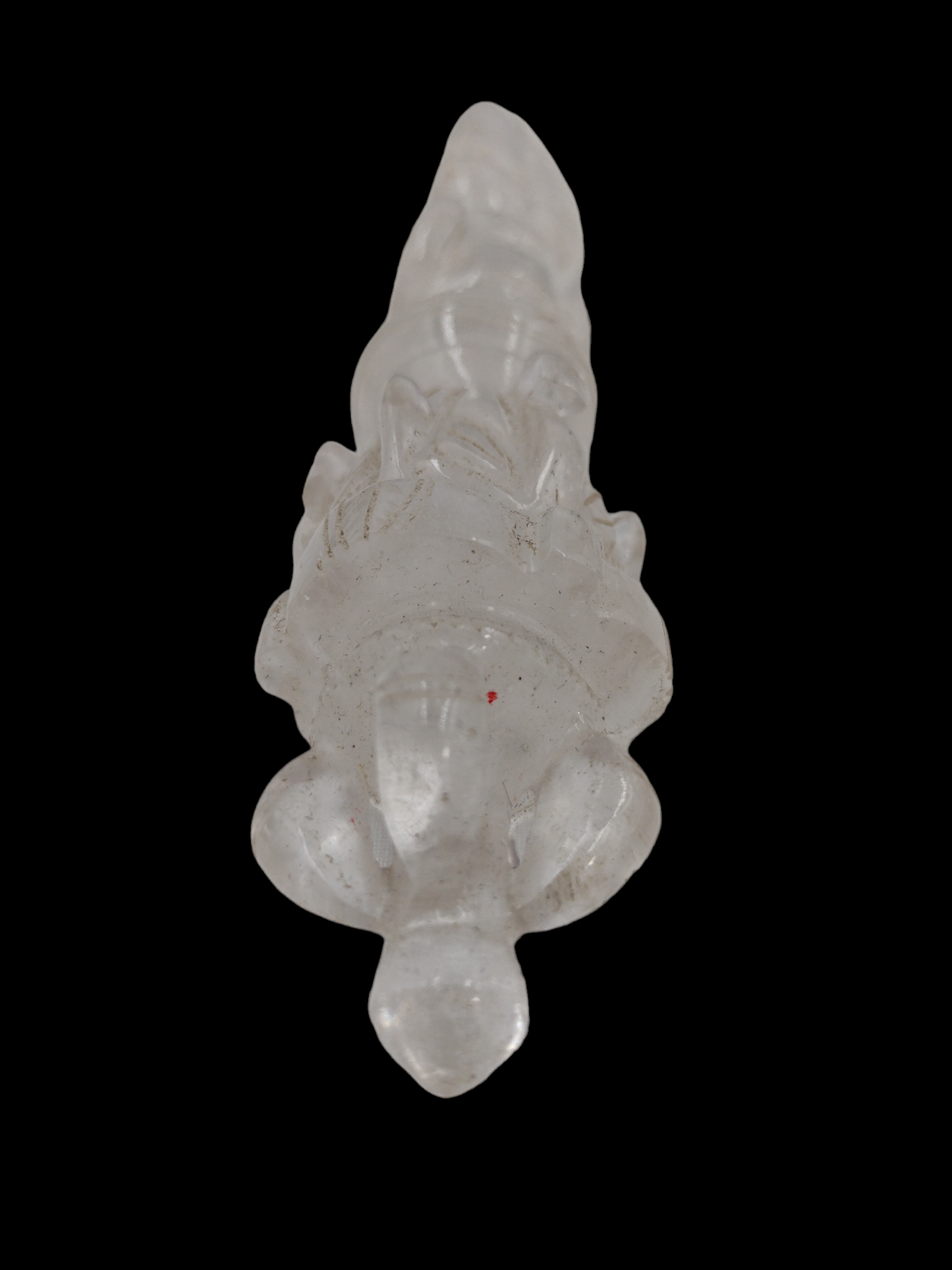 8 inch Crystal dorje (carved) N21 ( Free Shipping )