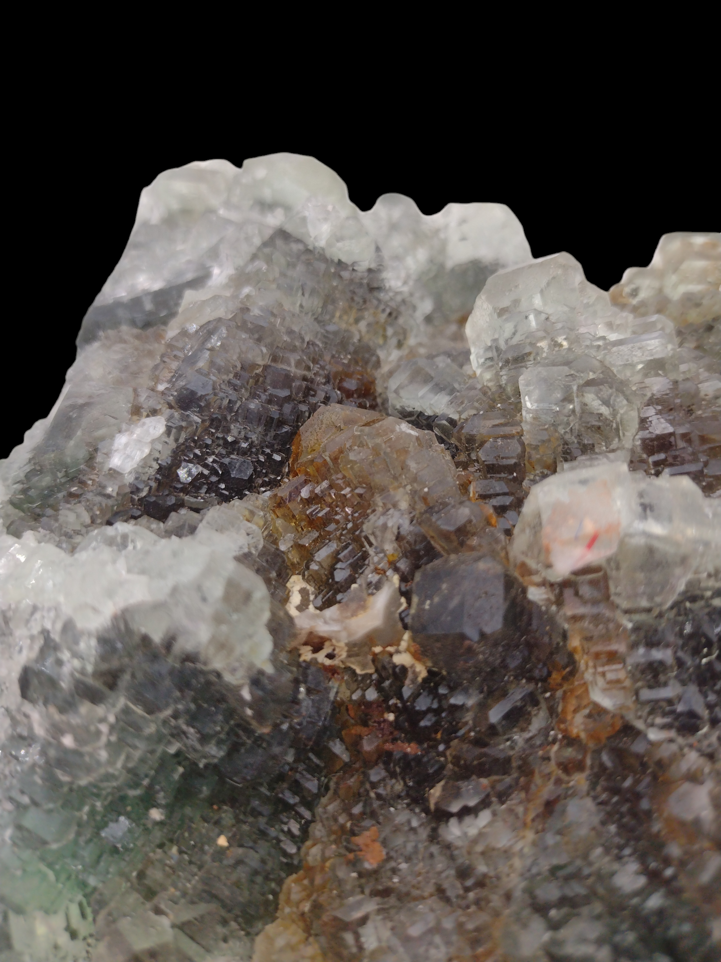 Green Fluorite Specimen with Inclusions N72 .( Free Shipping )