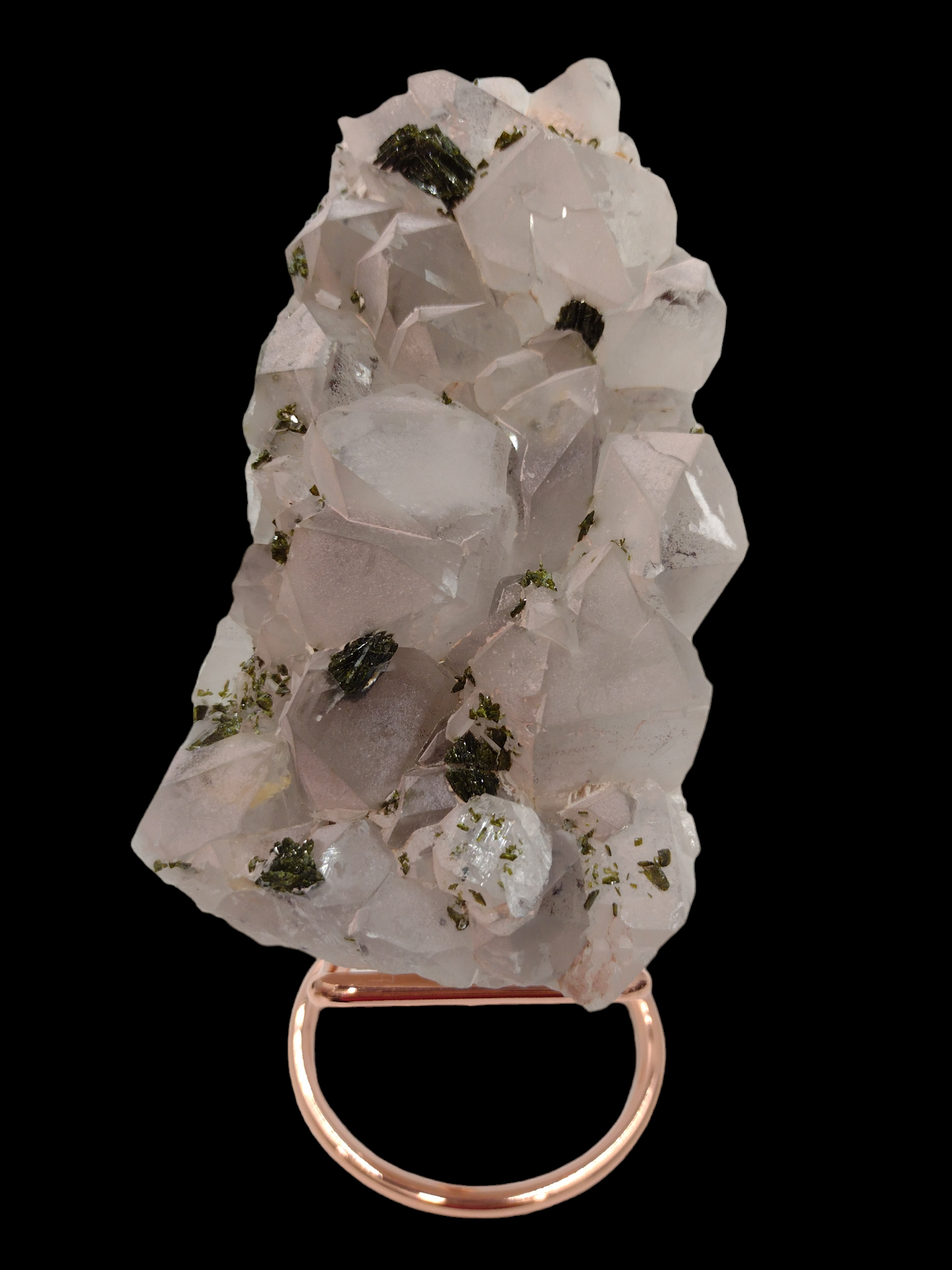 Epidote with Quartz Specimen N80 . ( Free Shipping )