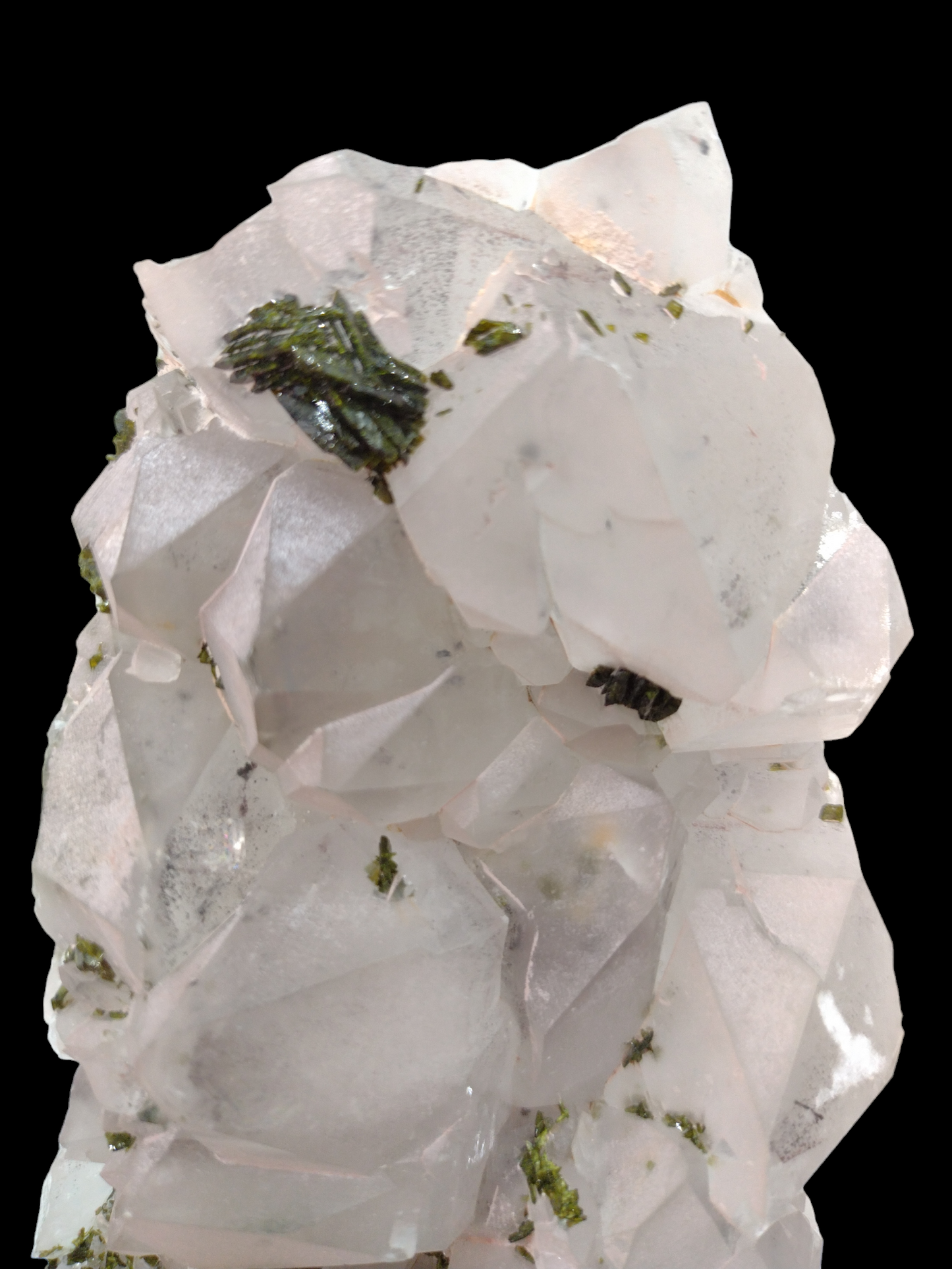 Epidote with Quartz Specimen N80 . ( Free Shipping )