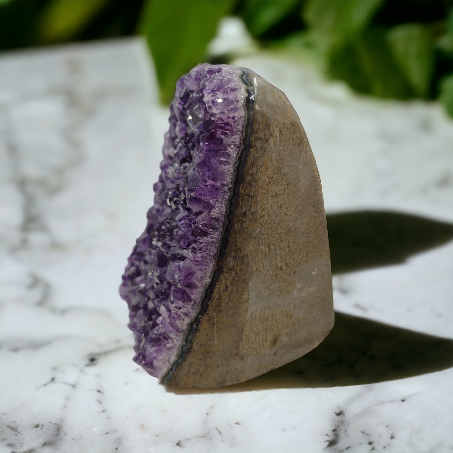 Amethyst Geode Uruguay (High Grade Specimen) N95.(Free Shipping )
