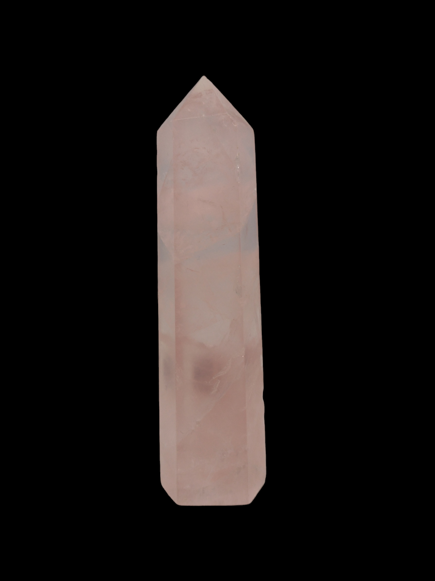 Rose Quartz Tower Crystal N182 ( Free Shipping )