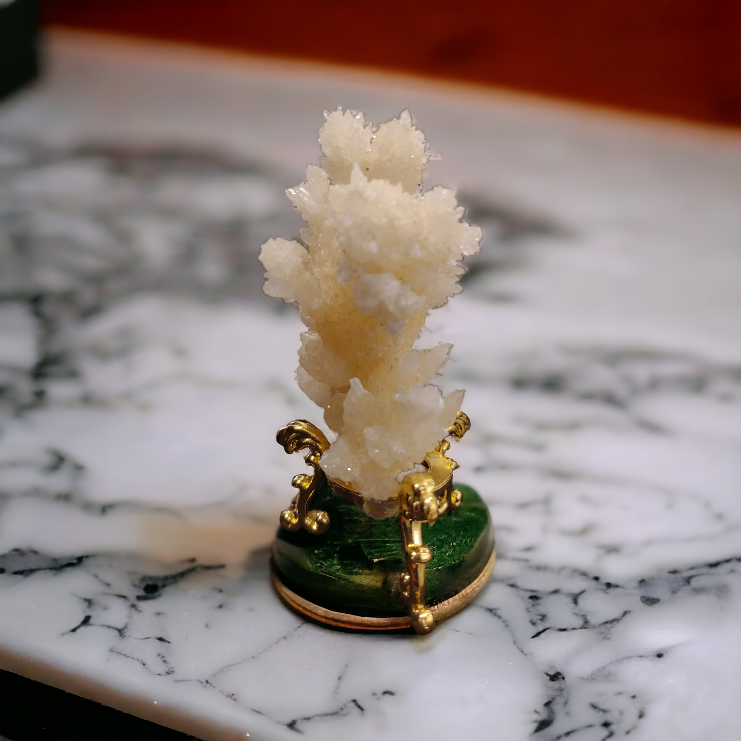 Orange Calcite Flower Specimen N228