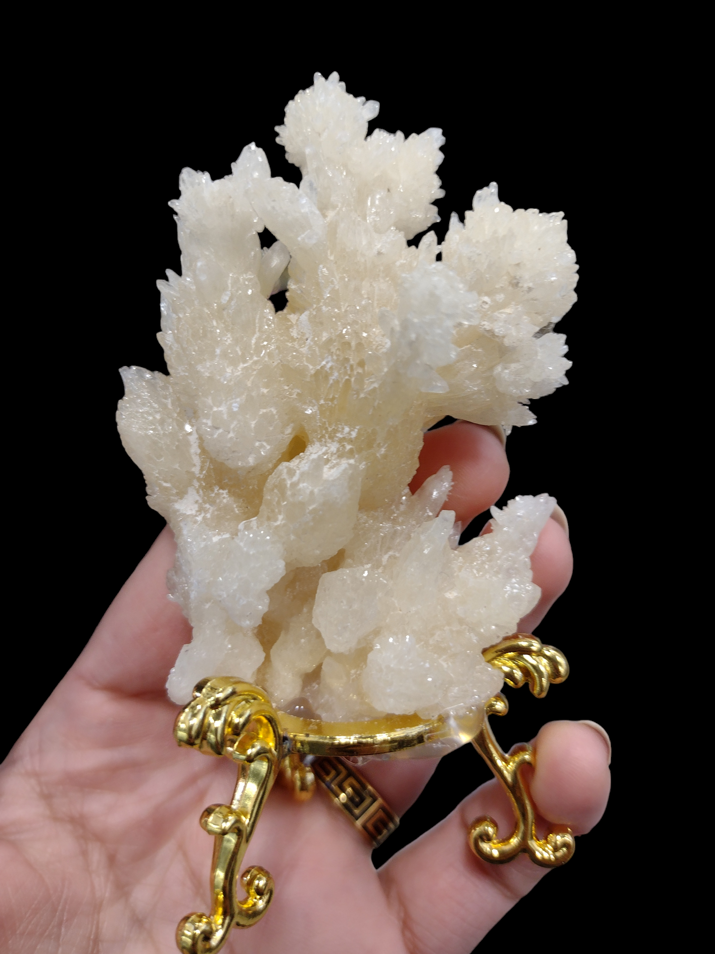 Orange Calcite Flower Specimen N228