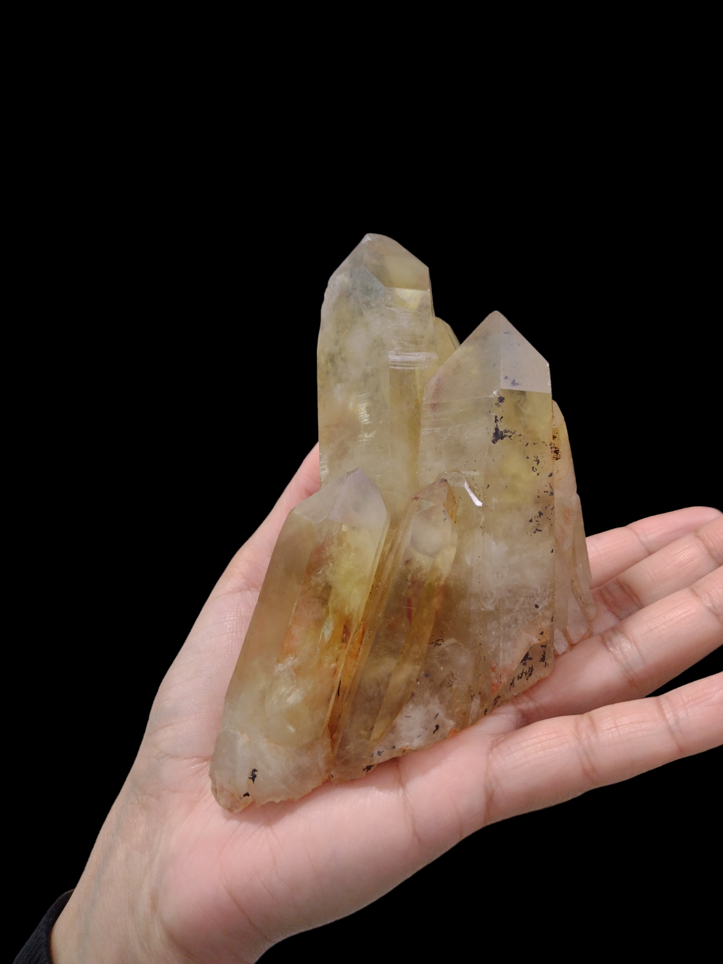 Natural Citrine Cluster N194. ( Free Shipping )