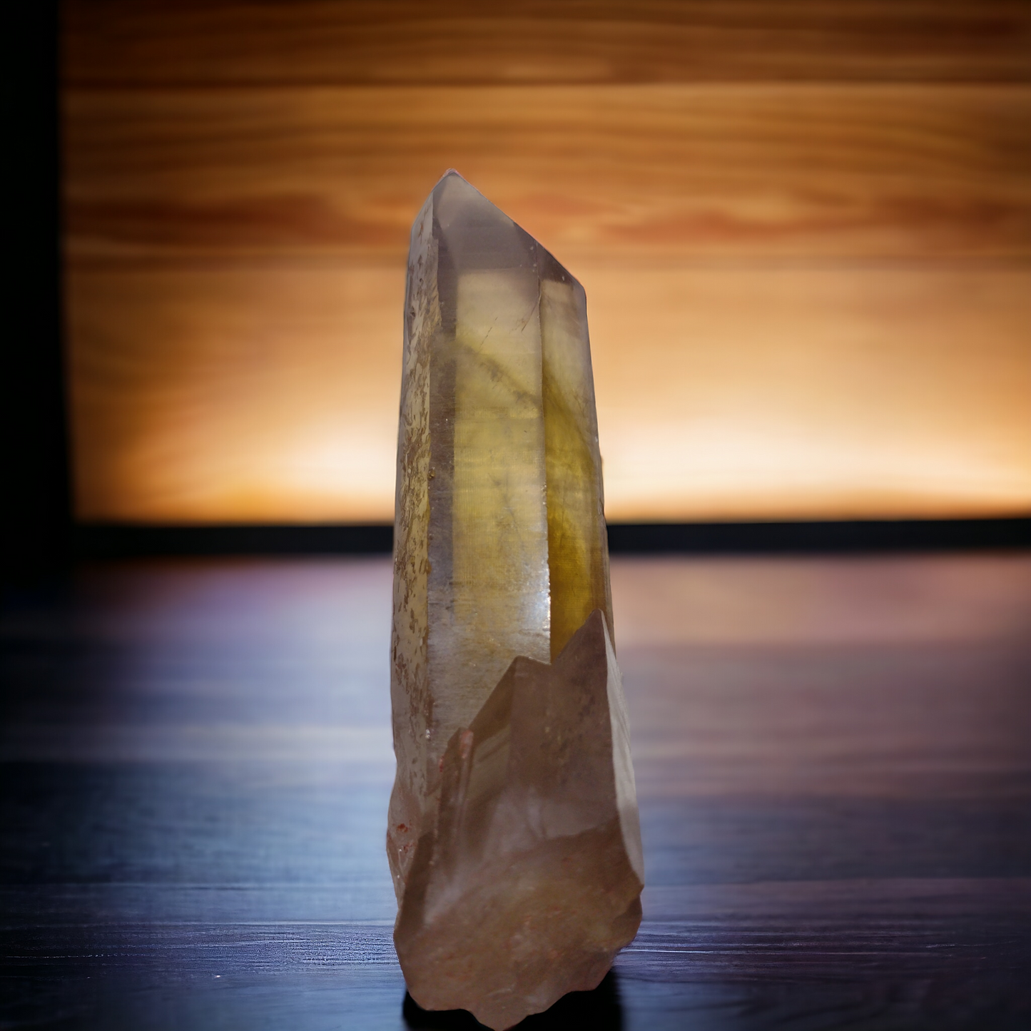 Natural Citrine Point with Phantom N193. ( Free Shipping )