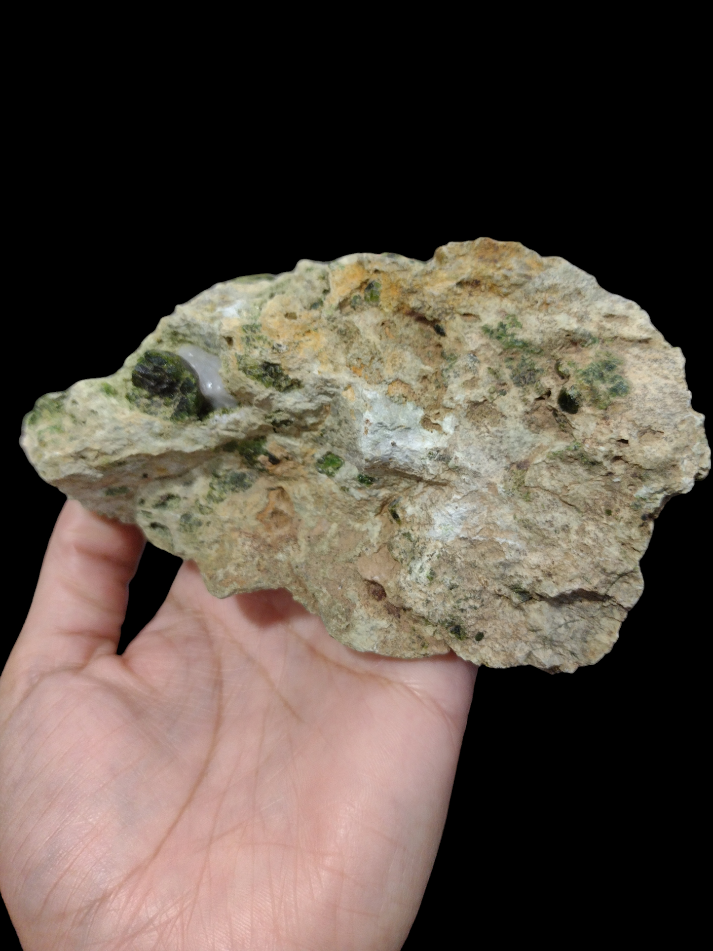 Natural Green Garnet Specimen N264. ( Free Shipping )