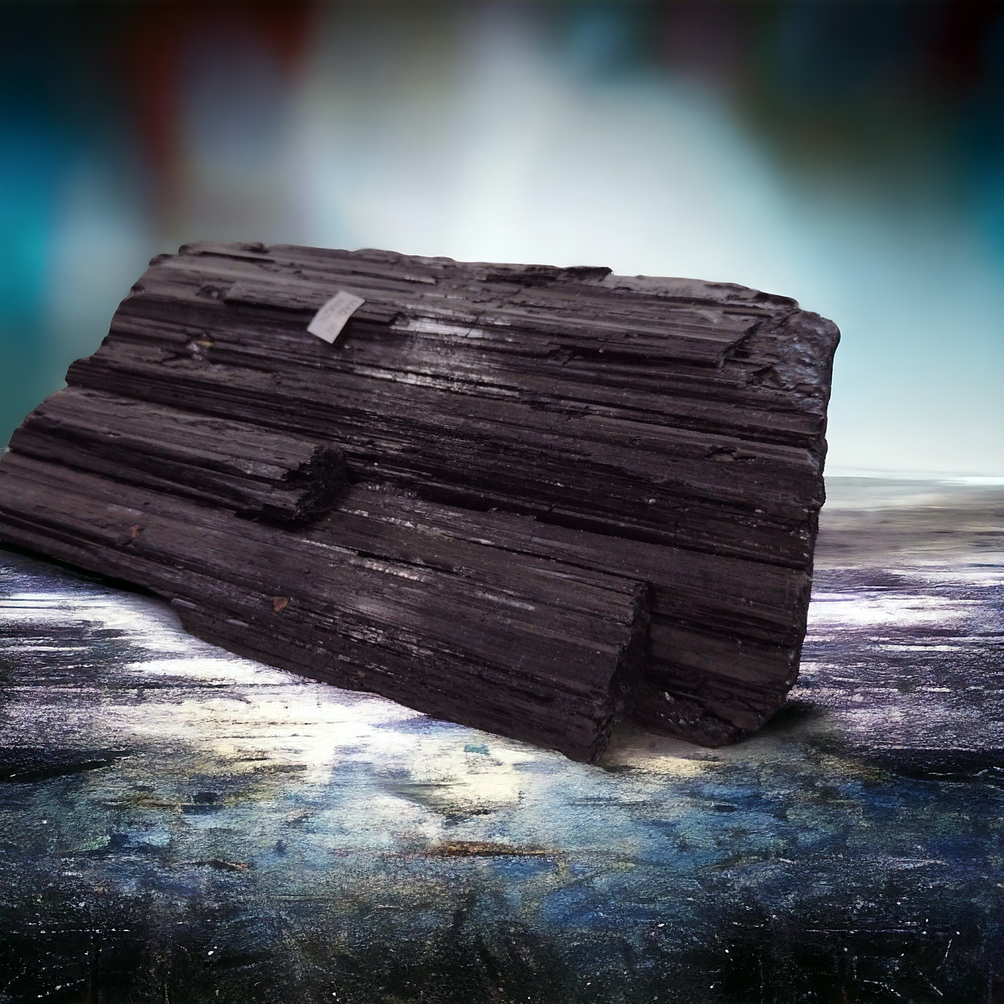 Black Tourmaline Stone N267. ( Free Shipping )