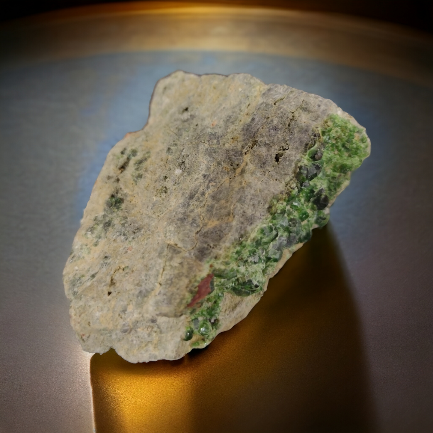 Natural Green Garnet Specimen N270 . ( Free Shipping )