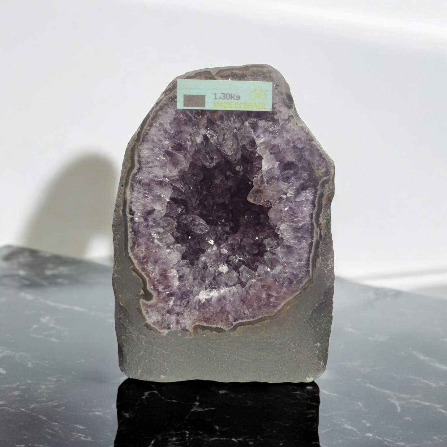 Natural Amethyst Geode from Brazil N335 ( Free Shipping )