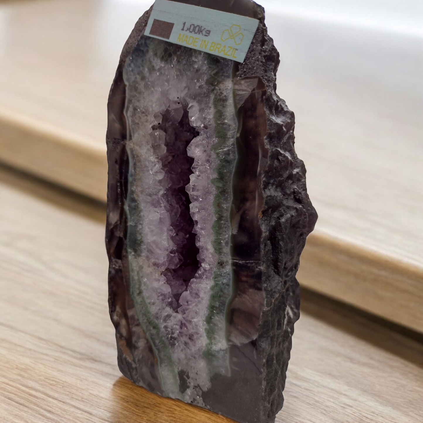 Natural Amethyst Geode from Brazil N340 ( Free Shipping )