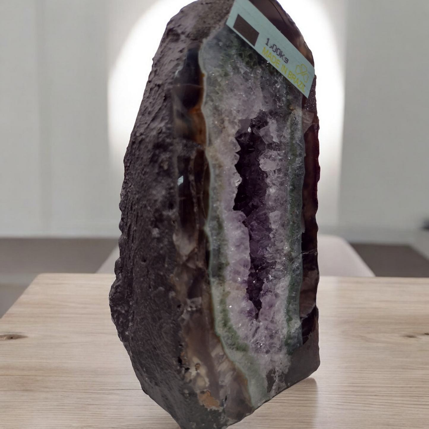 Natural Amethyst Geode from Brazil N340 ( Free Shipping )