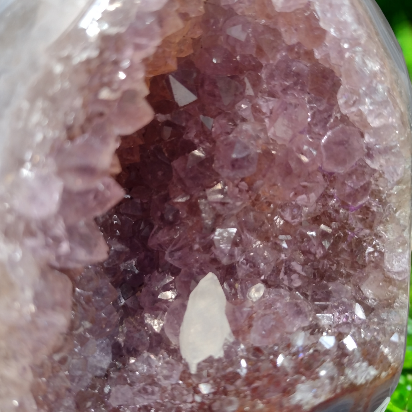 Amethyst Geode Polished N344 (Free Shipping )
