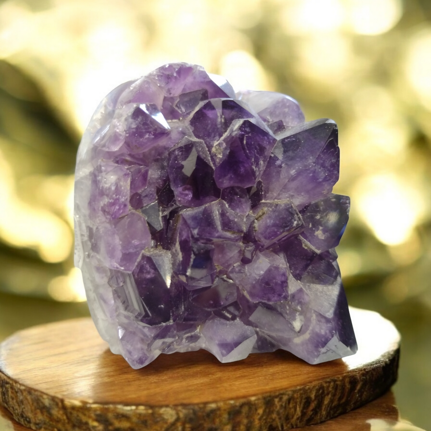 Amethyst Geode from Uruguay N362 ( Free Shipping )