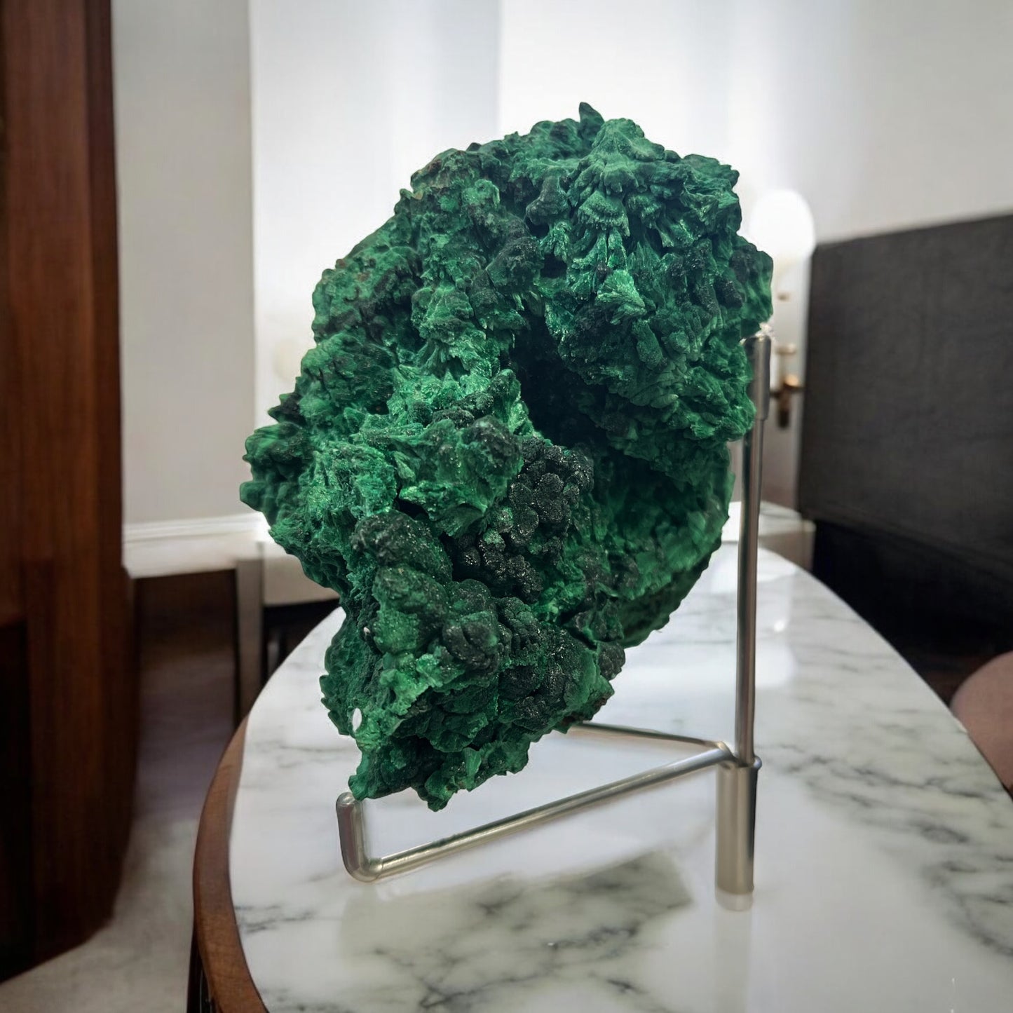 Velvet Malachite Specimen N321 ( Free Shipping )