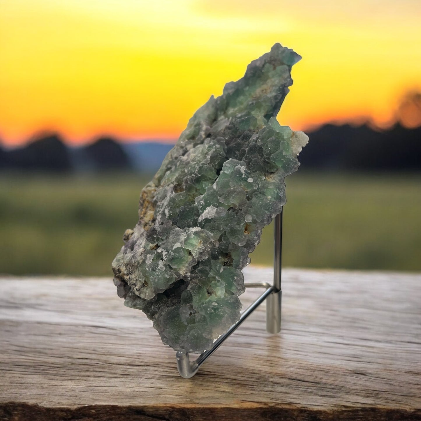 Green Fluorite Specimen N322 ( Free Shipping )