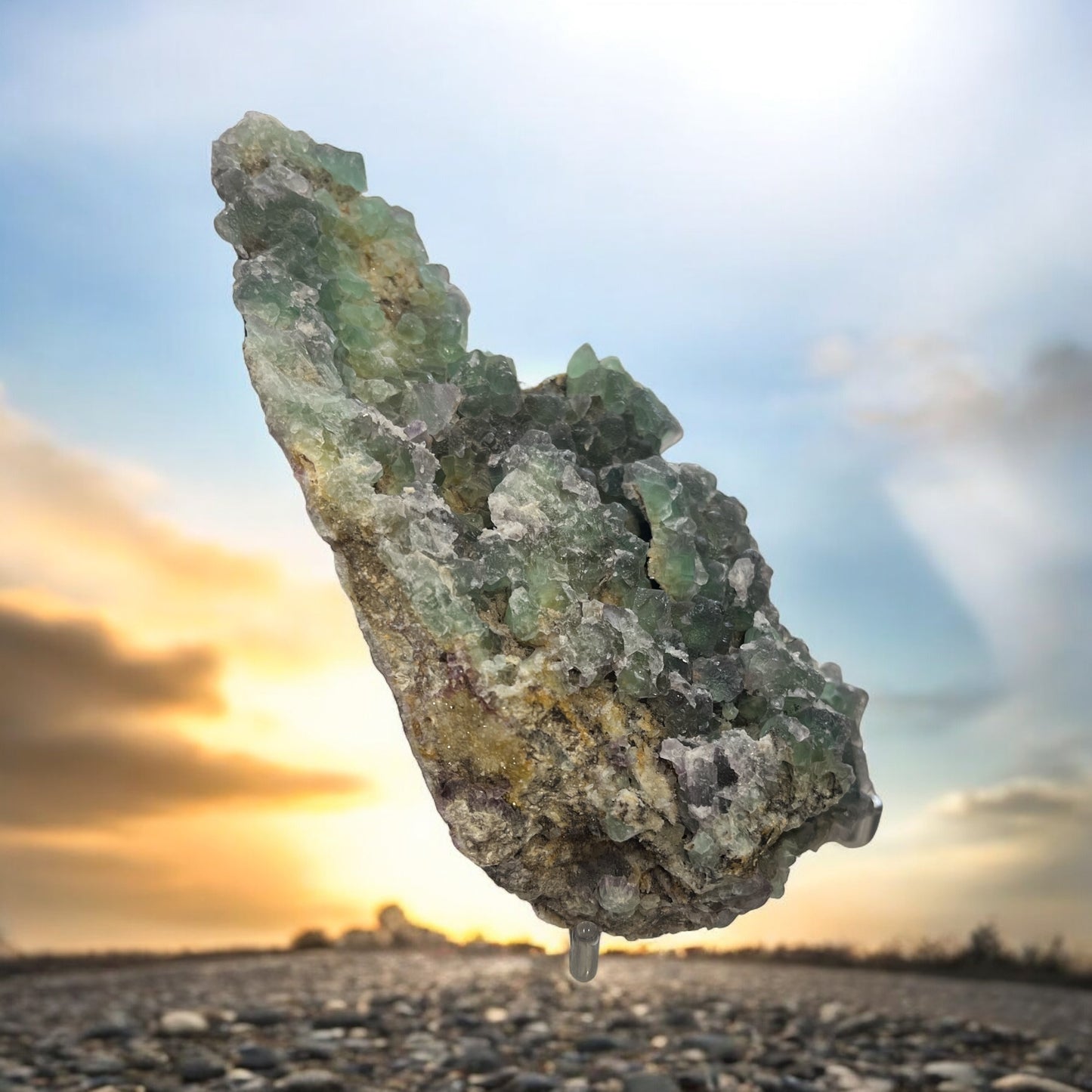 Green Fluorite Specimen N322 ( Free Shipping )