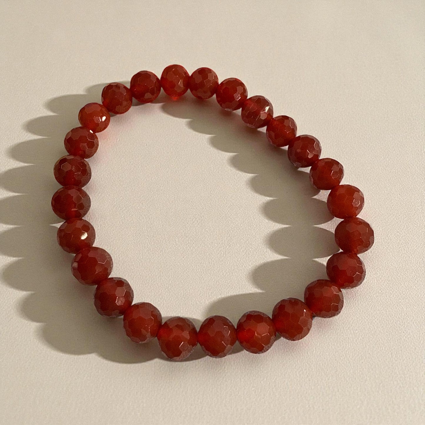 Carnelian Bracelet for Confidence and Motivation 8 mm