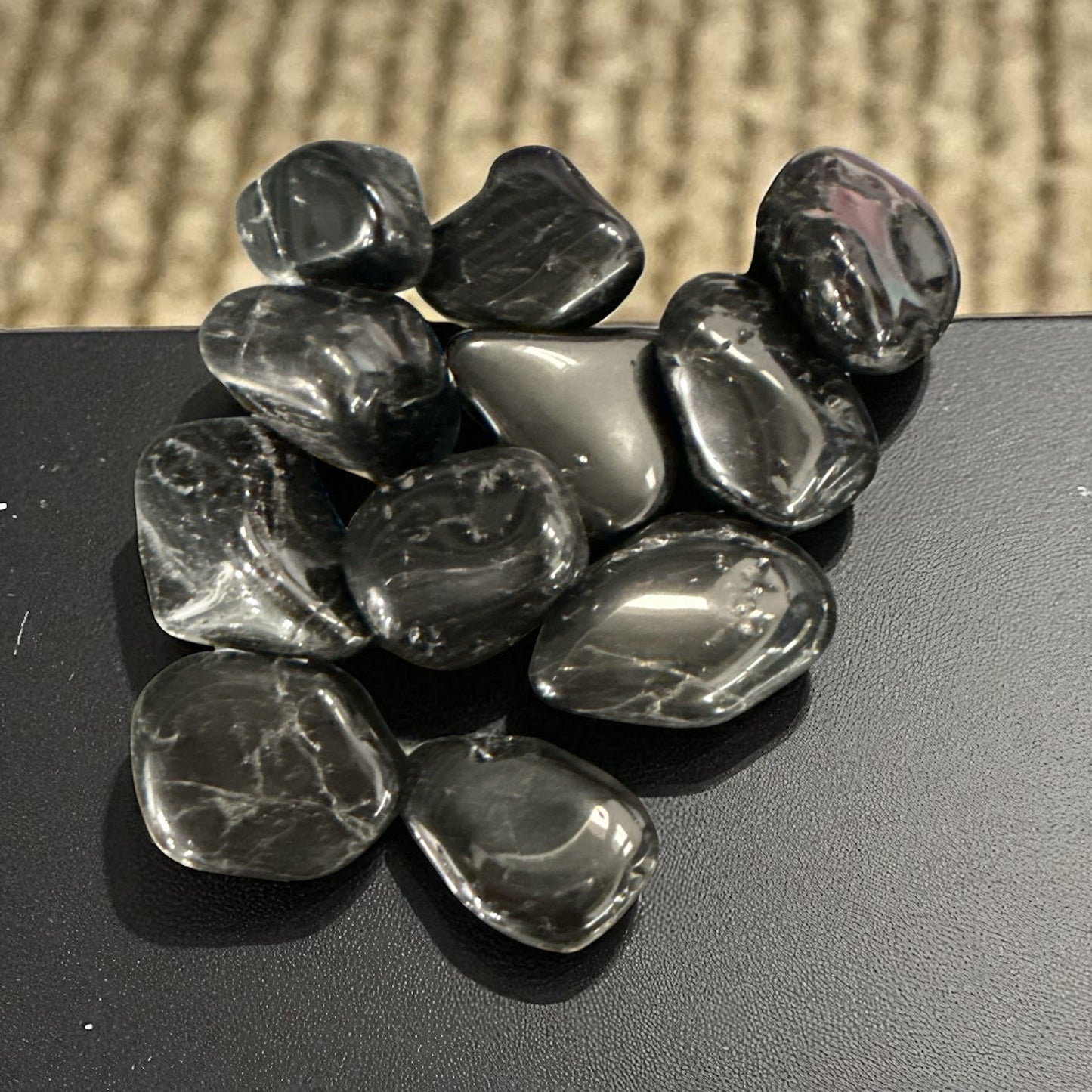 Genuine Black Tourmaline Tumble Stones for protection 5 pieces (Free shipping)