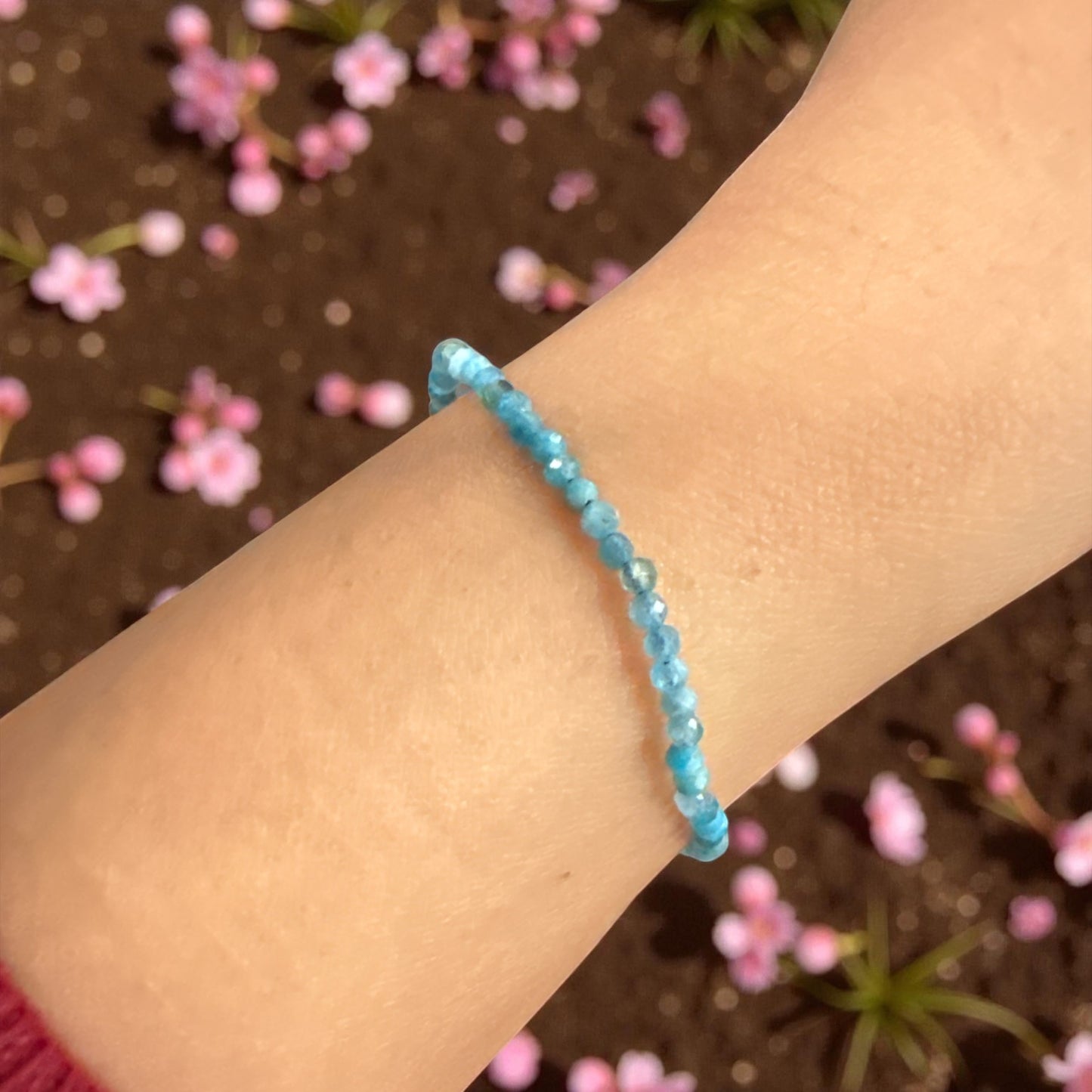 Apatite bracelet adjustable N456