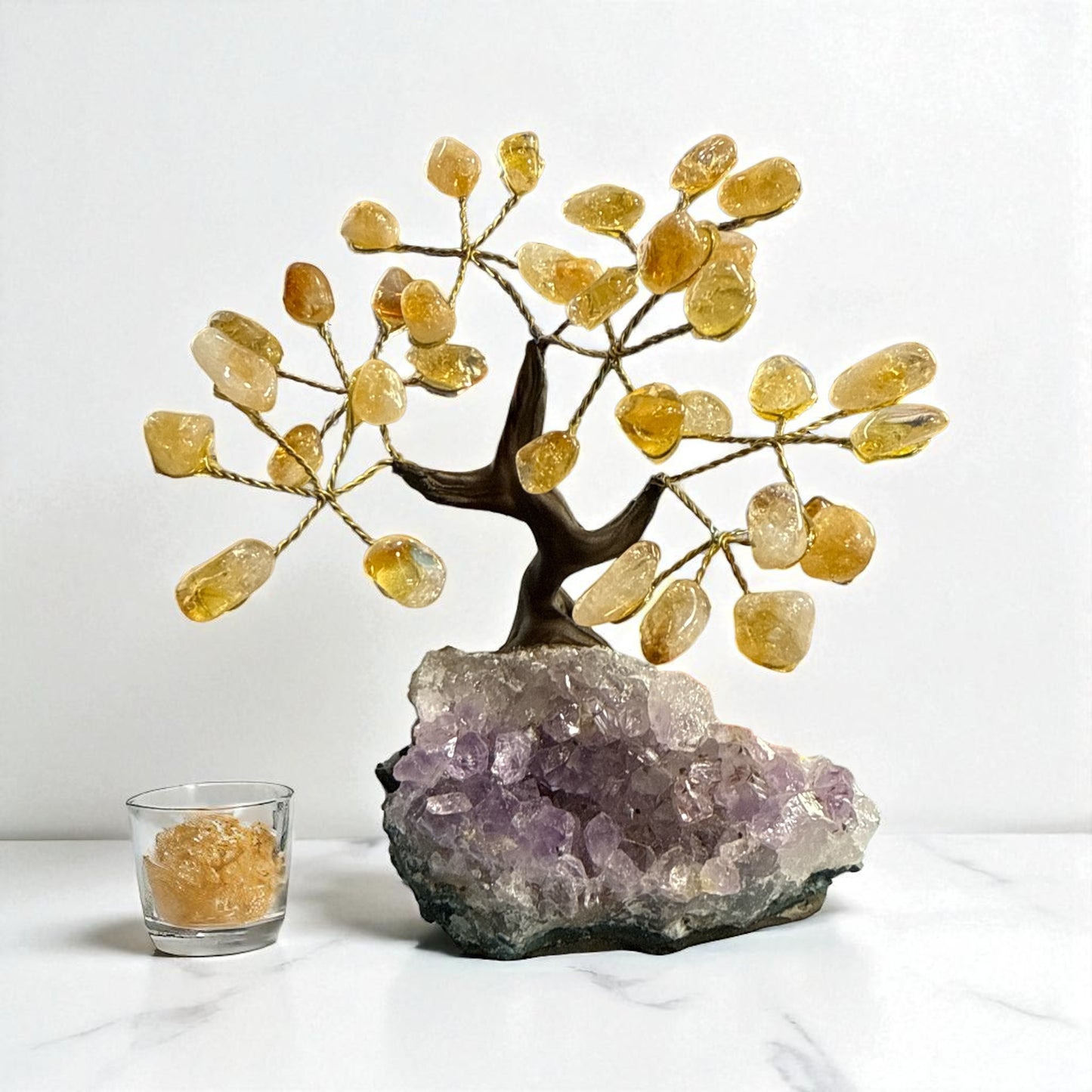 Heated Amethyst Tree for Wealth and Abundance(7 Branches) N432
