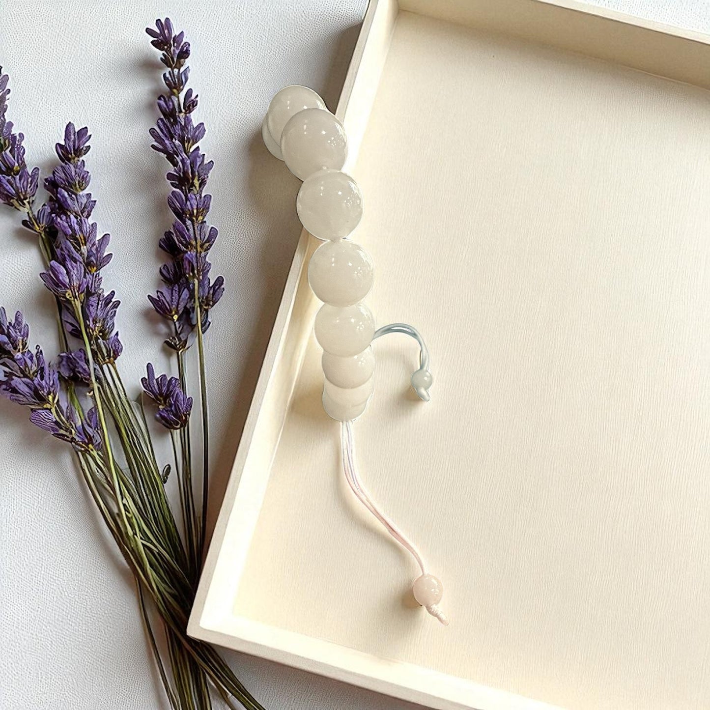 Genuine Calcite Bracelet 12mm with Adjustable Strings (Free shipping)