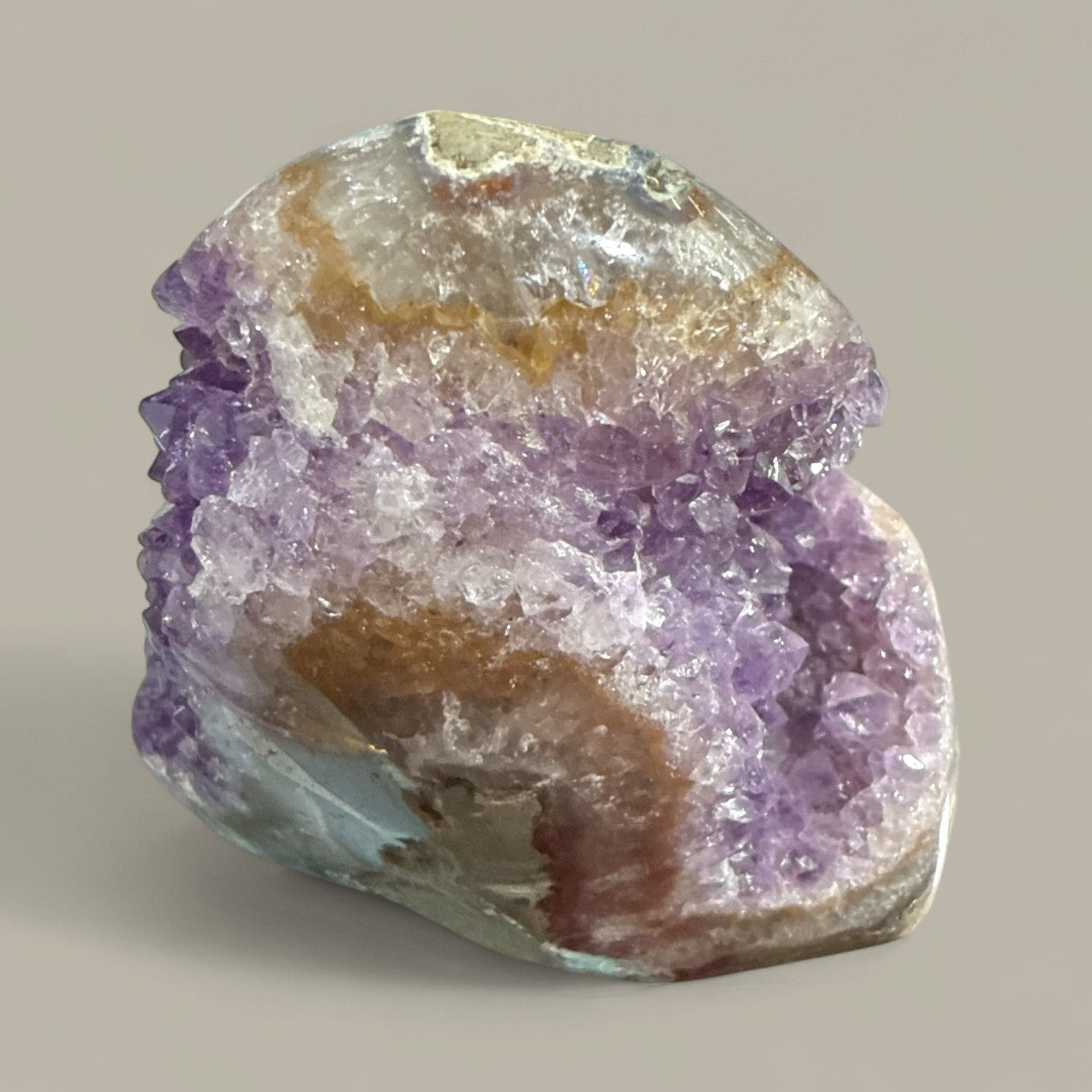 Rare Double sided (Twin formation) Amethyst Geode N467