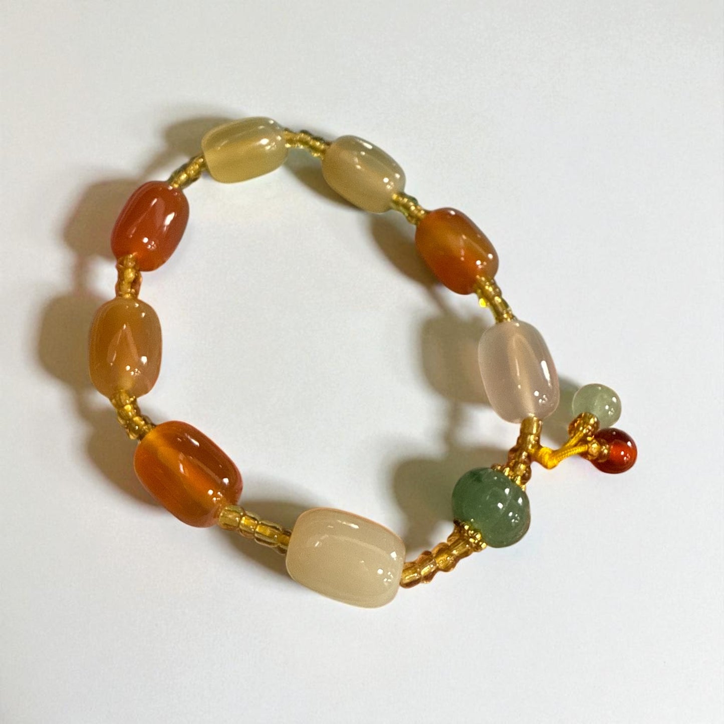 Aventurine and Carnelian Bracelet N441