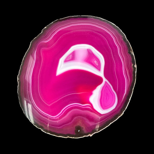 Genuine Pink Agate Slice (Brazil) N399