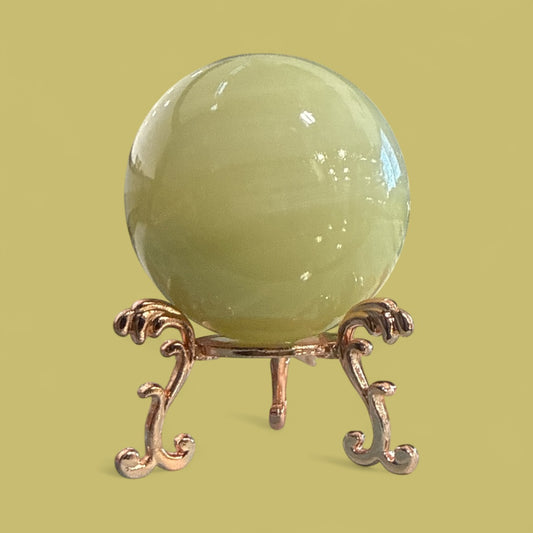 Green Jade Sphere N424