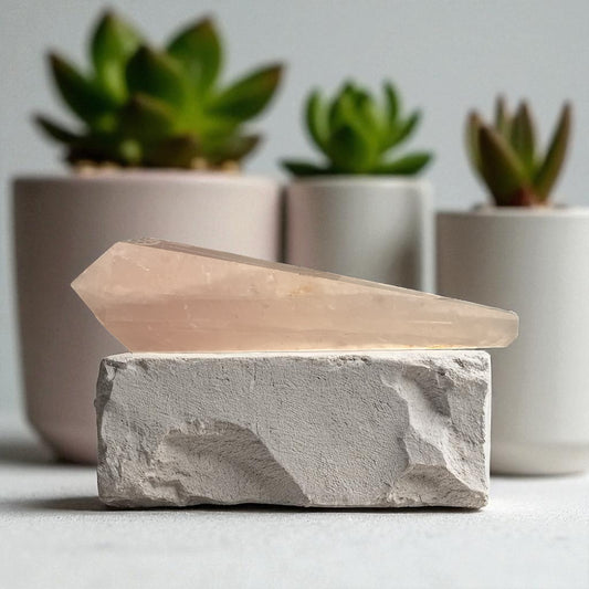 Genuine Rose quartz Tower