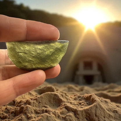 Moldavite (Olive Green) 11.915 gm N373