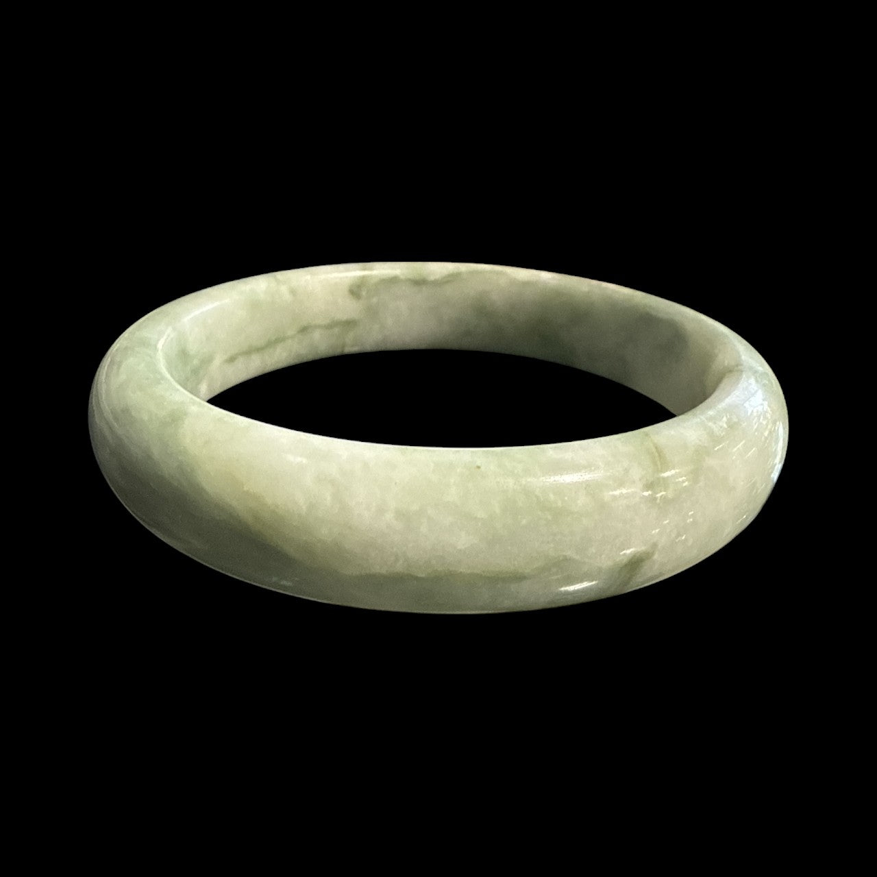 Green Jade Bangles 61 mm N394