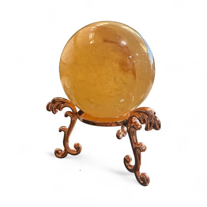 Honey Calcite Sphere N417