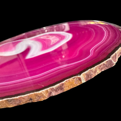 Genuine Pink Agate Slice (Brazil) N399