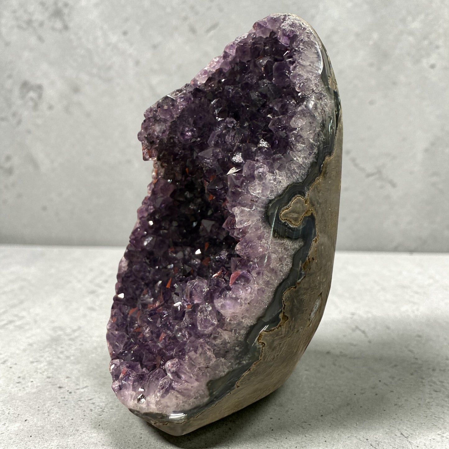 Amethyst Geode Polished from Uruguay (N494)