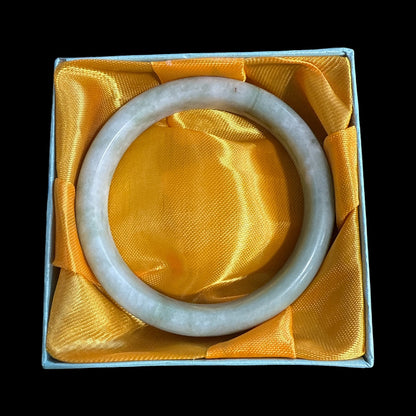 Green Jade Bangles 61 mm N394