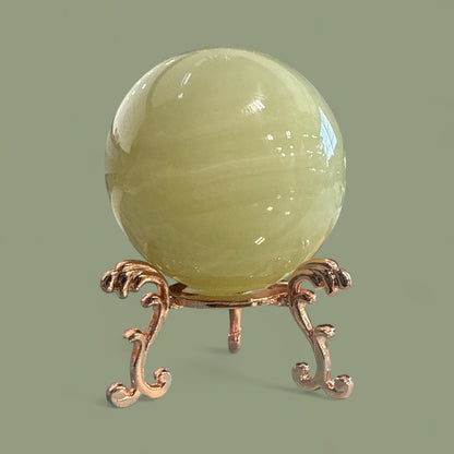 Green Jade Sphere N424
