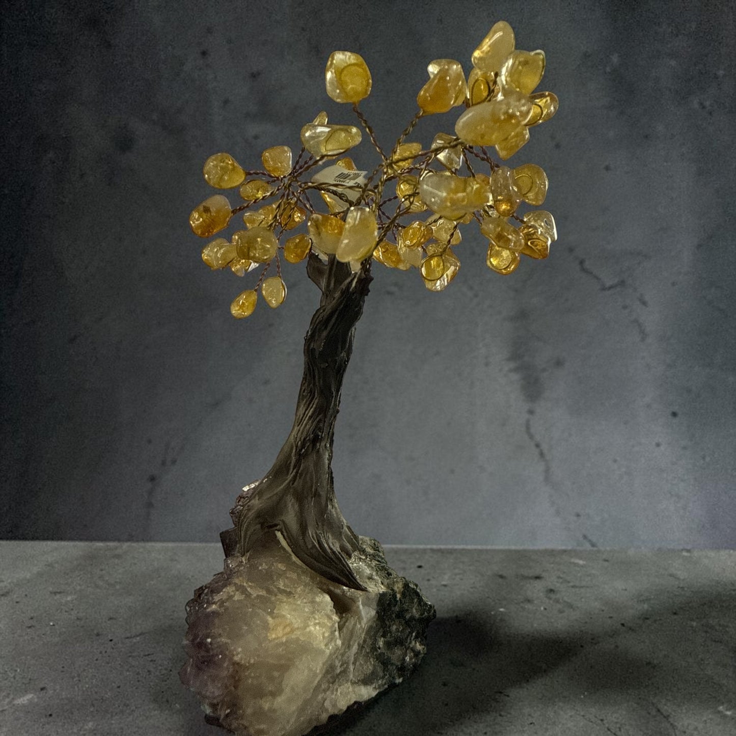 Citrine (Heated Amethyst )Tree for Wealth and Abundance (12 Branches) N507