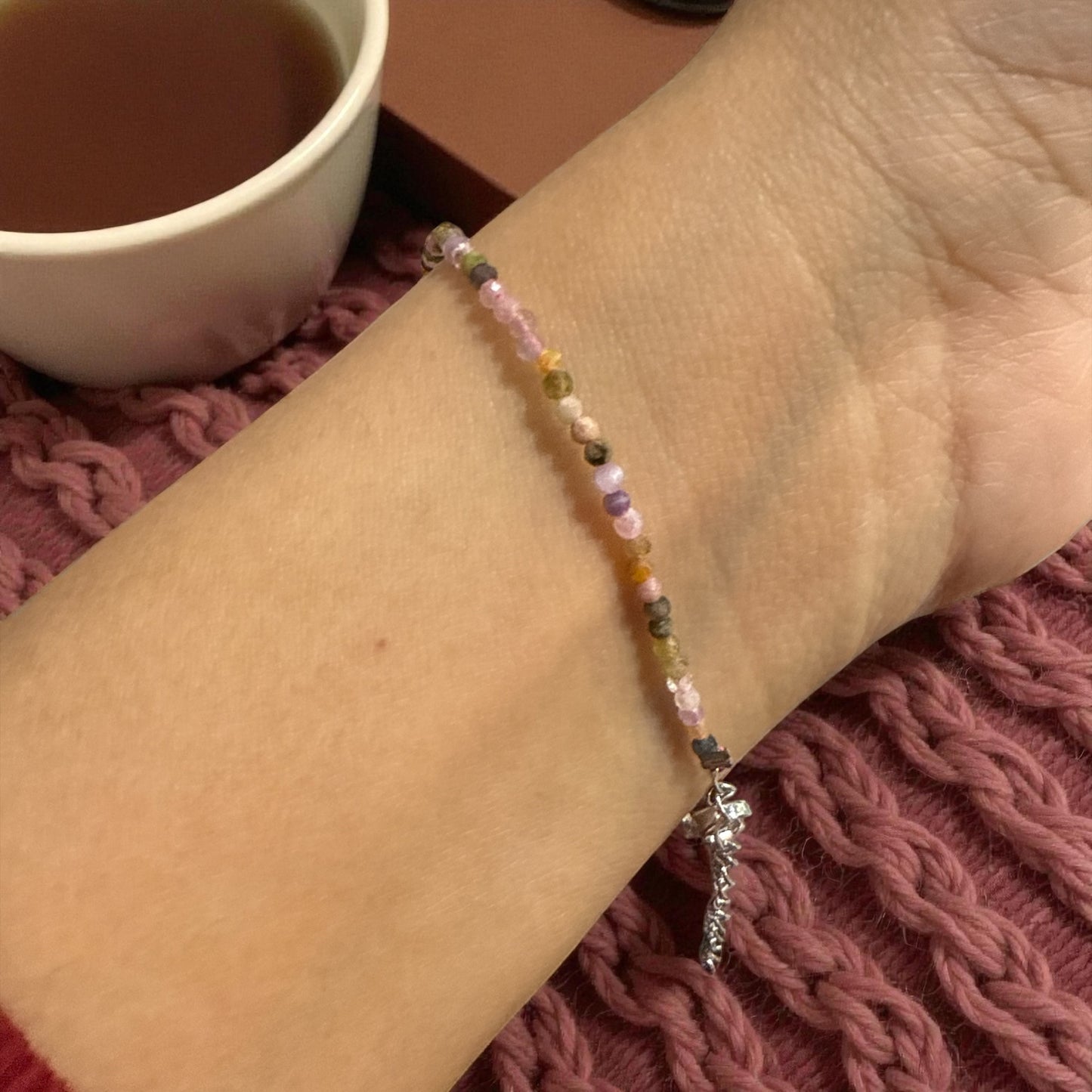 Tourmaline bracelet adjustable N452