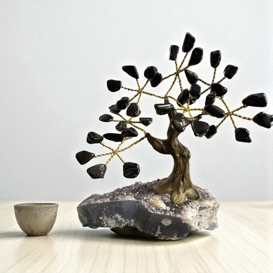 Black tourmaline for Evil eye (7 Branches) N433