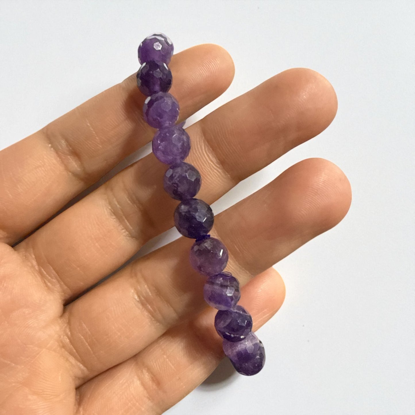 Amethyst bracelet 8 mm